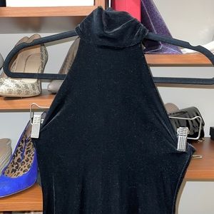 Black Velvet Cocktail Dress